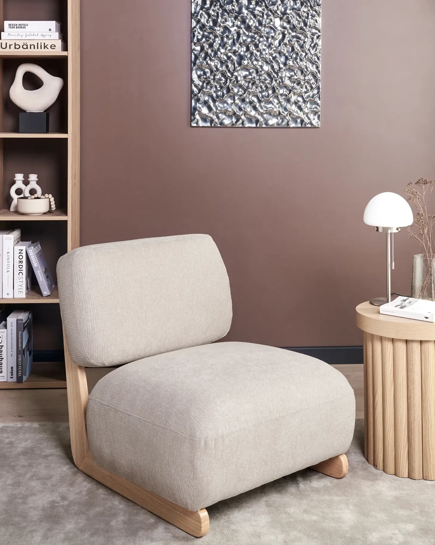 Lænestol KOKKOLA Lys Beige
