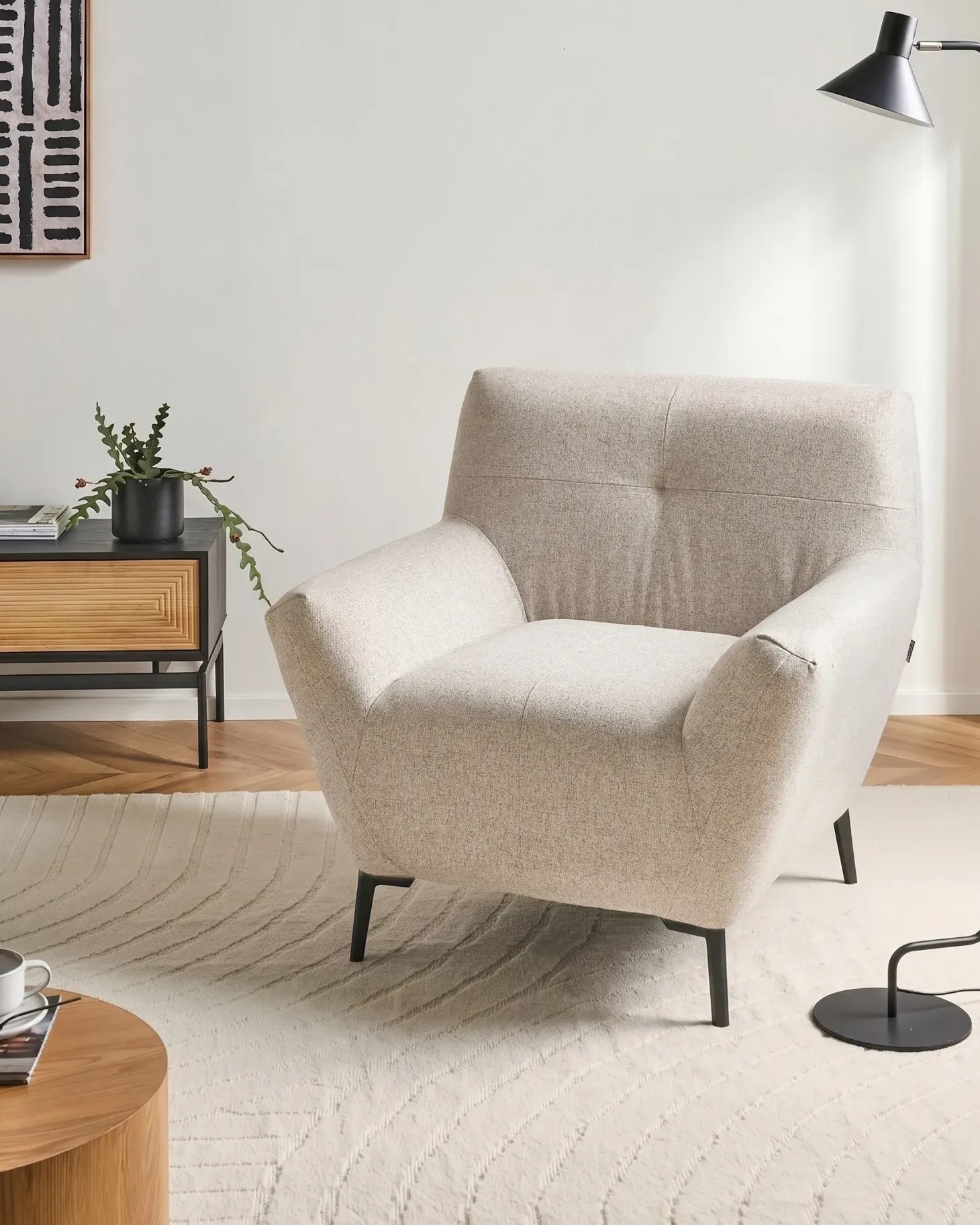 Lænestol LAKENE Beige