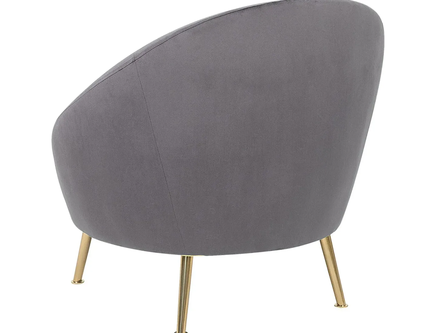 Lænestol LANGA Velour Grå