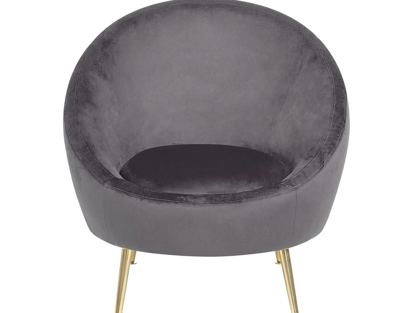 Lænestol LANGA Velour Grå