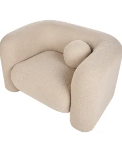 Lænestol LEIREN Boucle Beige