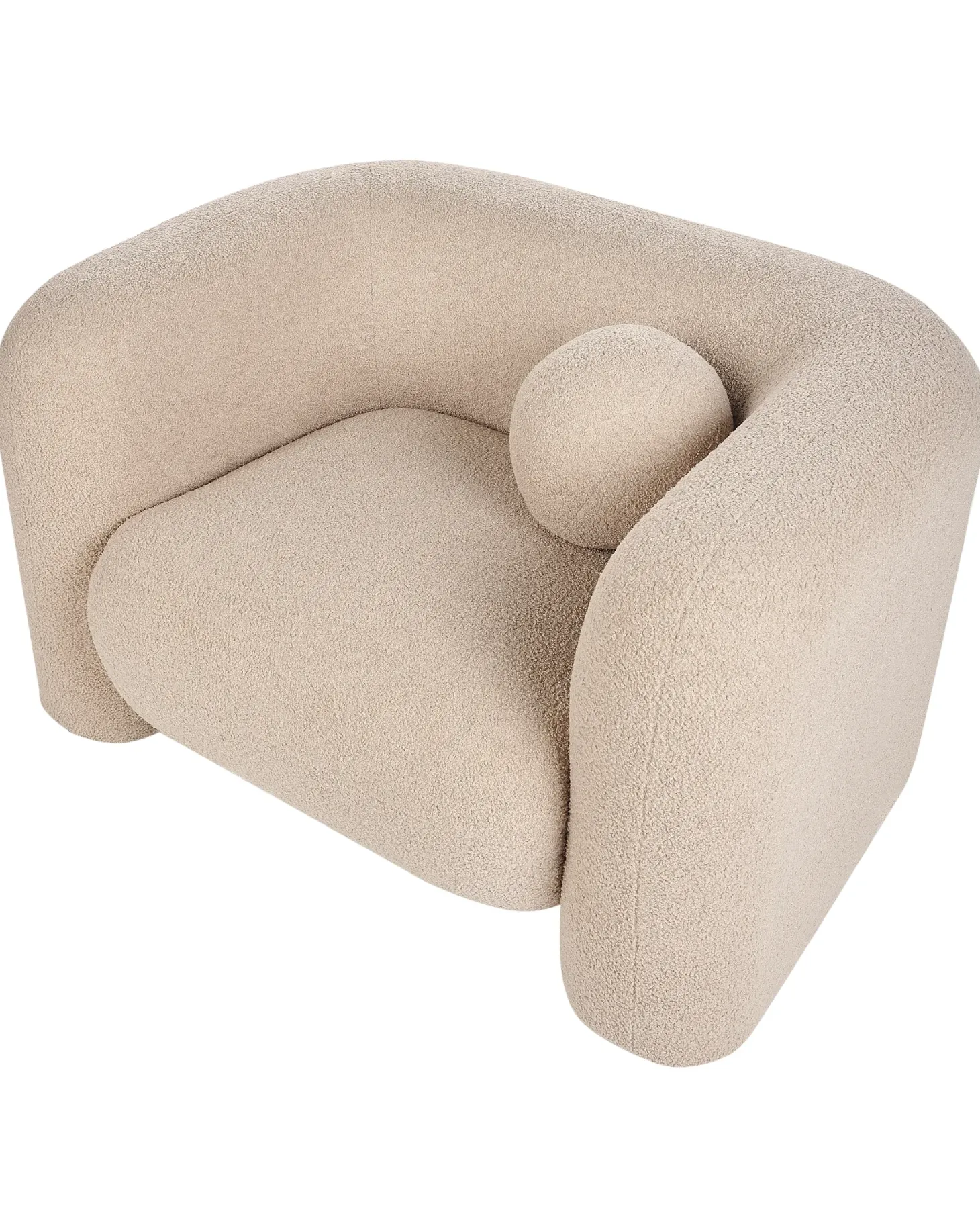 Lænestol LEIREN Boucle Beige
