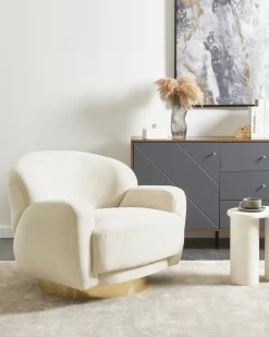 Lænestol LEJRE Lys Beige