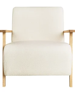 Lænestol LESJA Boucle Lys Beige