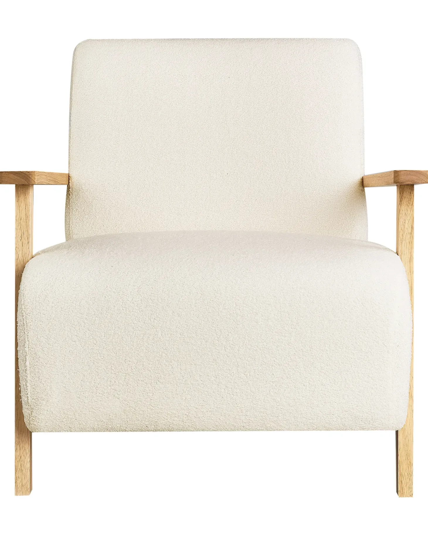 Lænestol LESJA Boucle Lys Beige