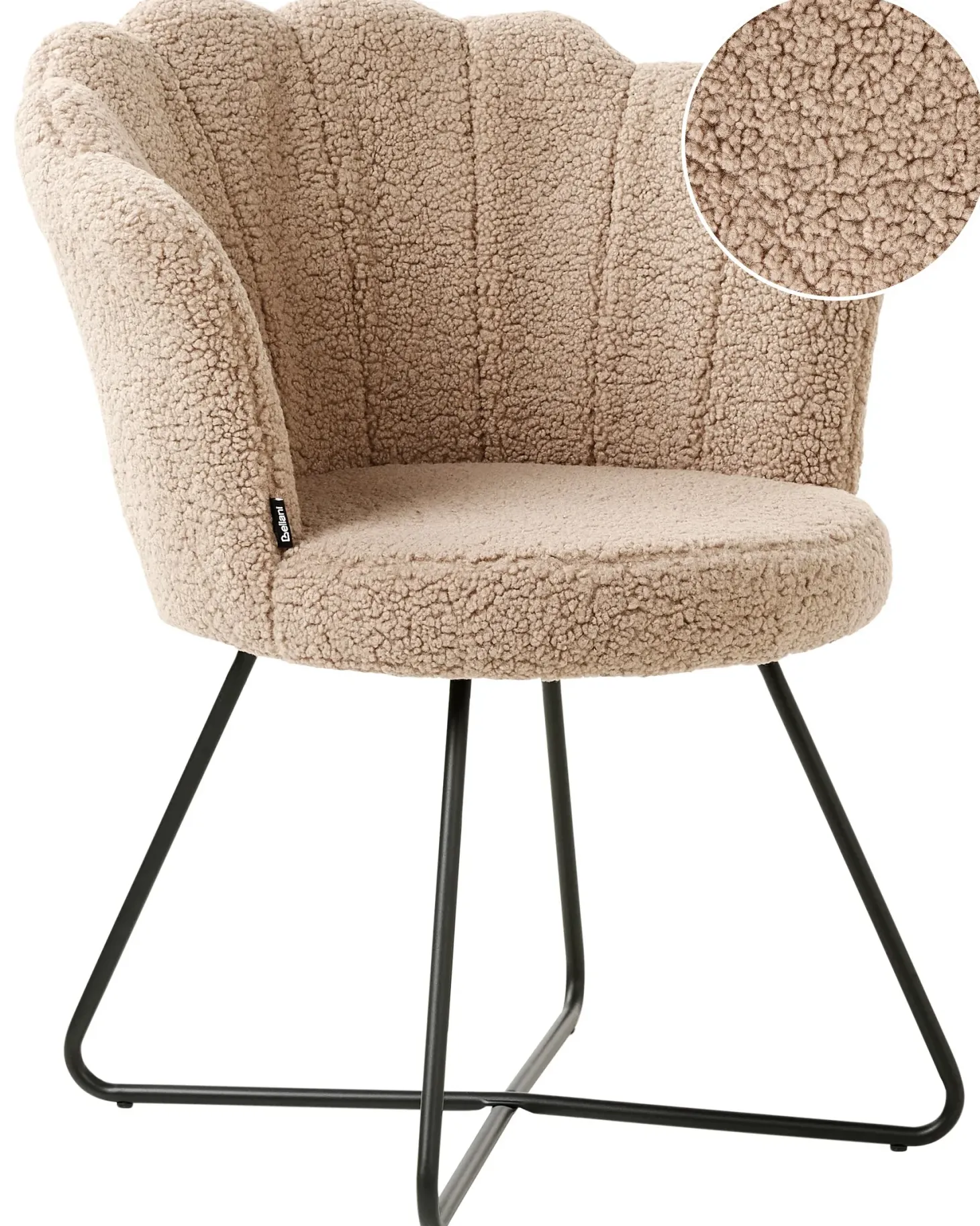 Lænestol LOVELOCK Boucle Beige