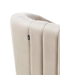 Lænestol MALUNG Velour Beige