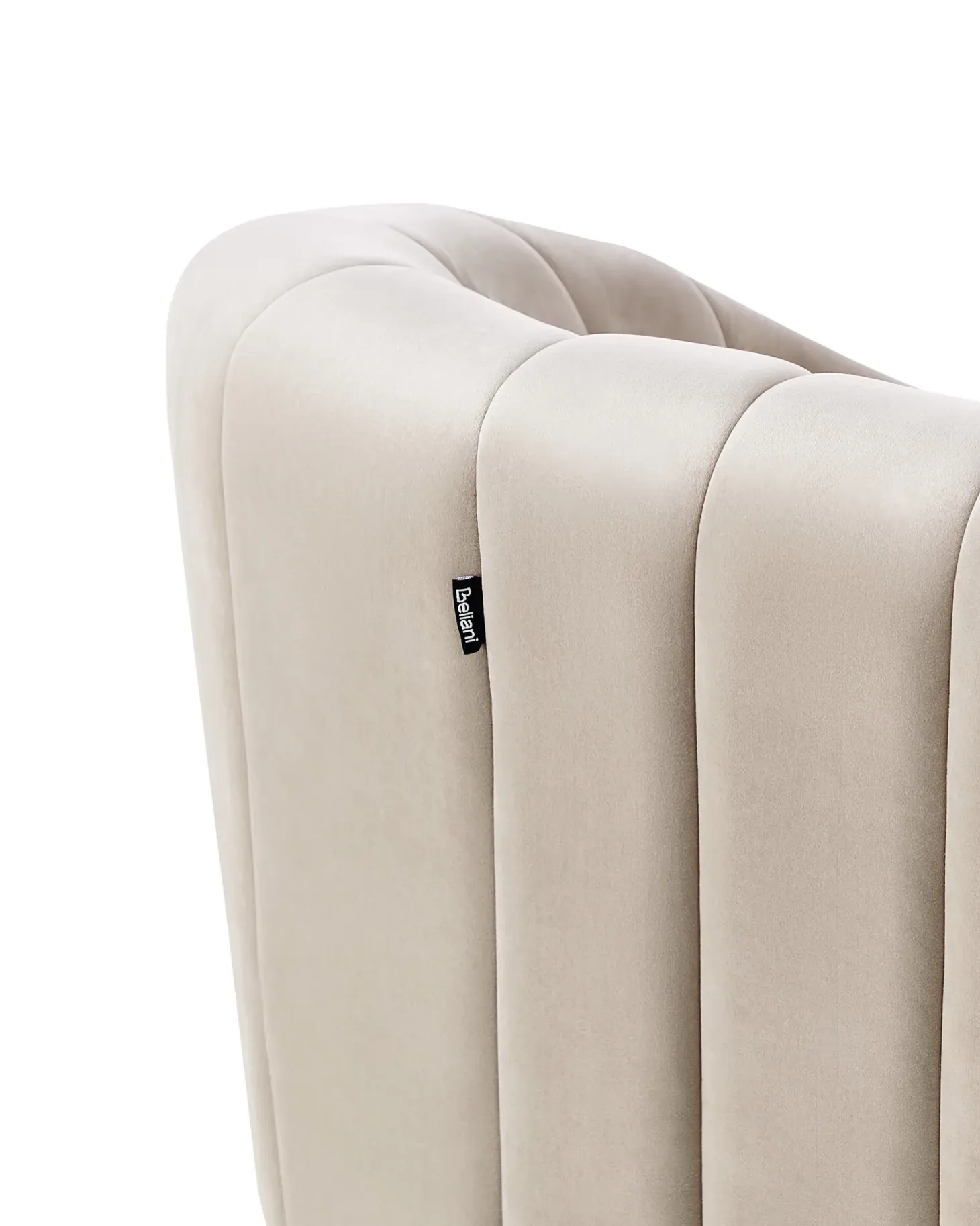 Lænestol MALUNG Velour Beige
