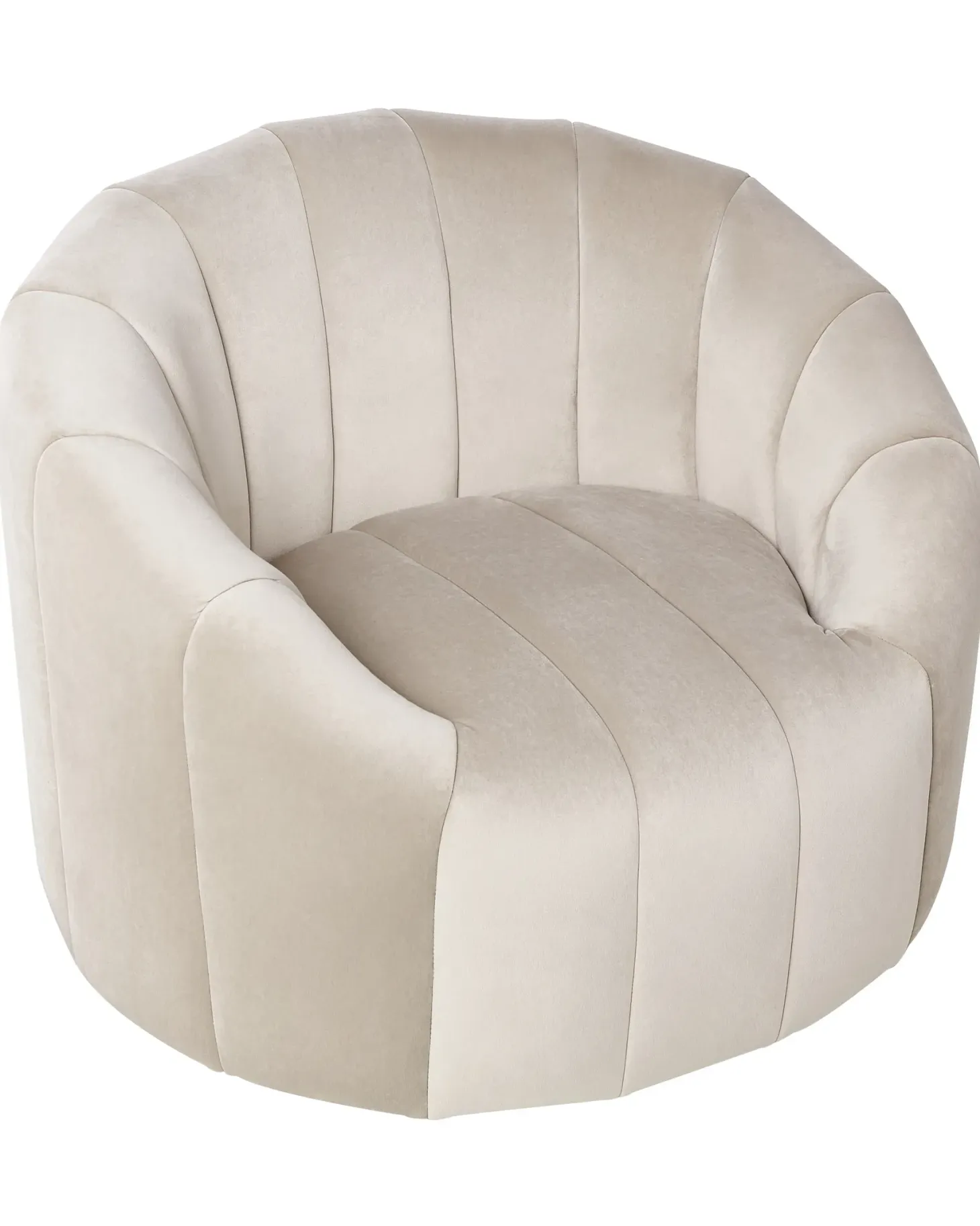 Lænestol MALUNG Velour Beige