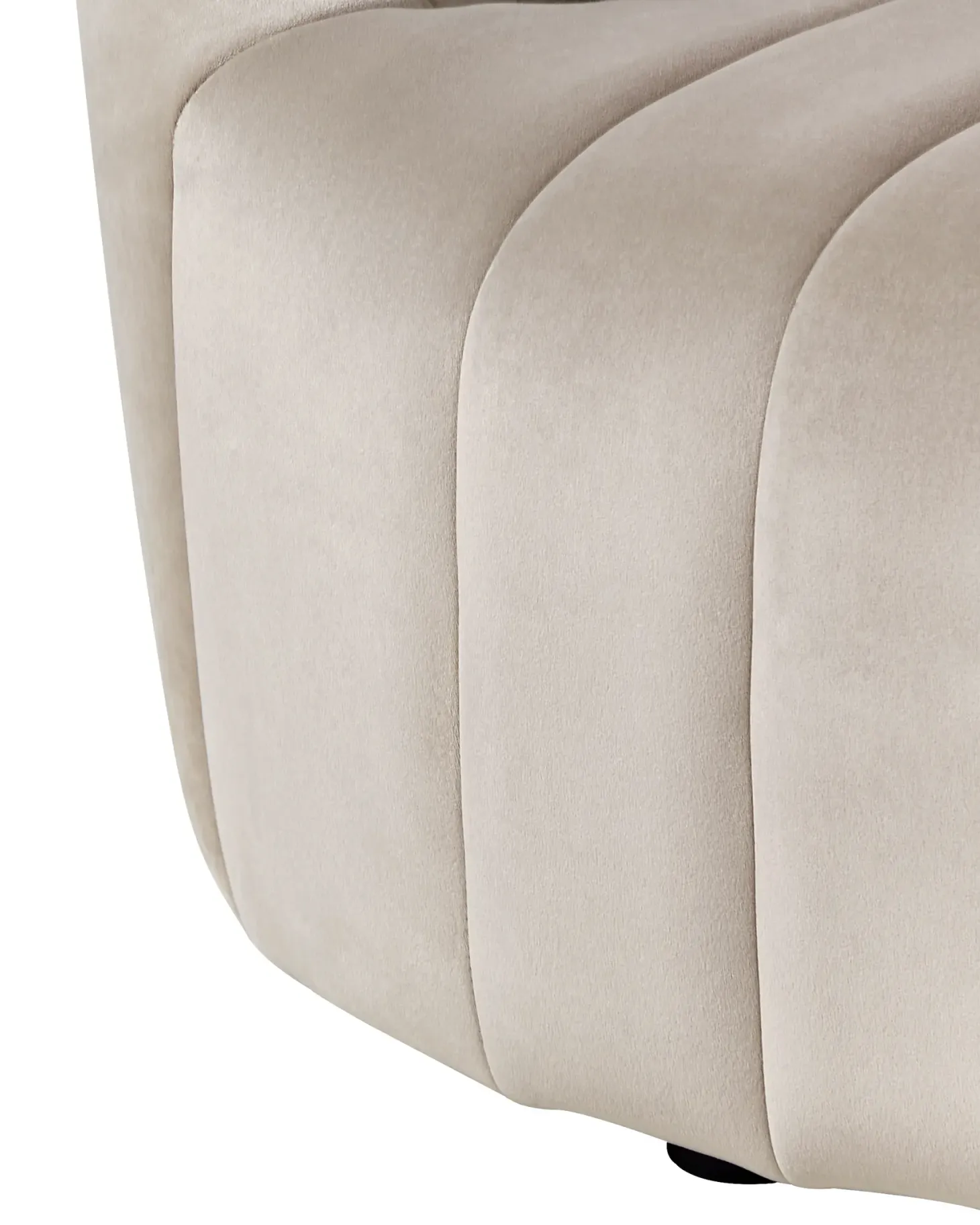 Lænestol MALUNG Velour Beige