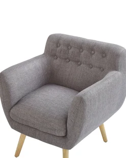 Lænestol MELBY Lysegrå