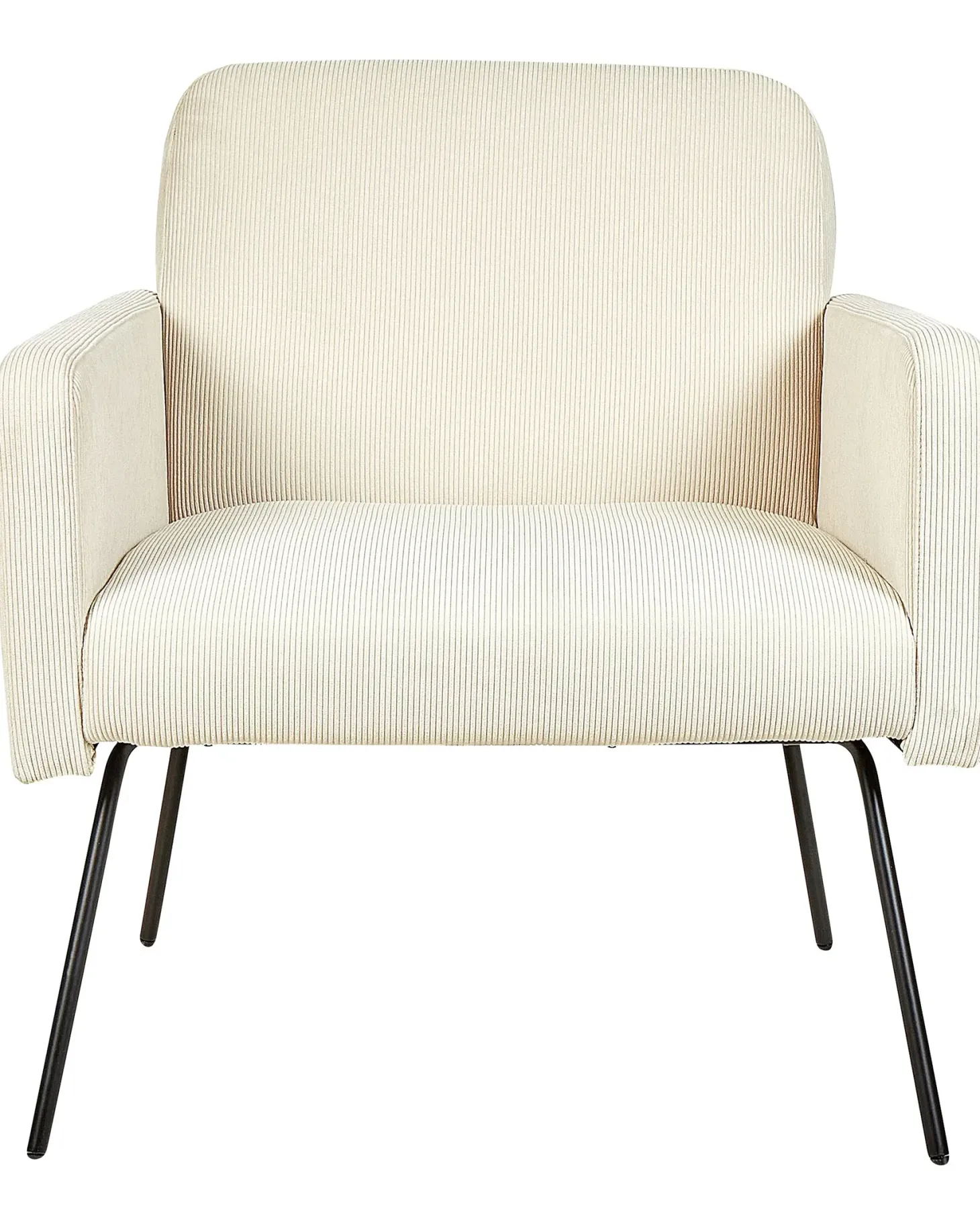 Lænestol NARKEN Fløjl Lys Beige