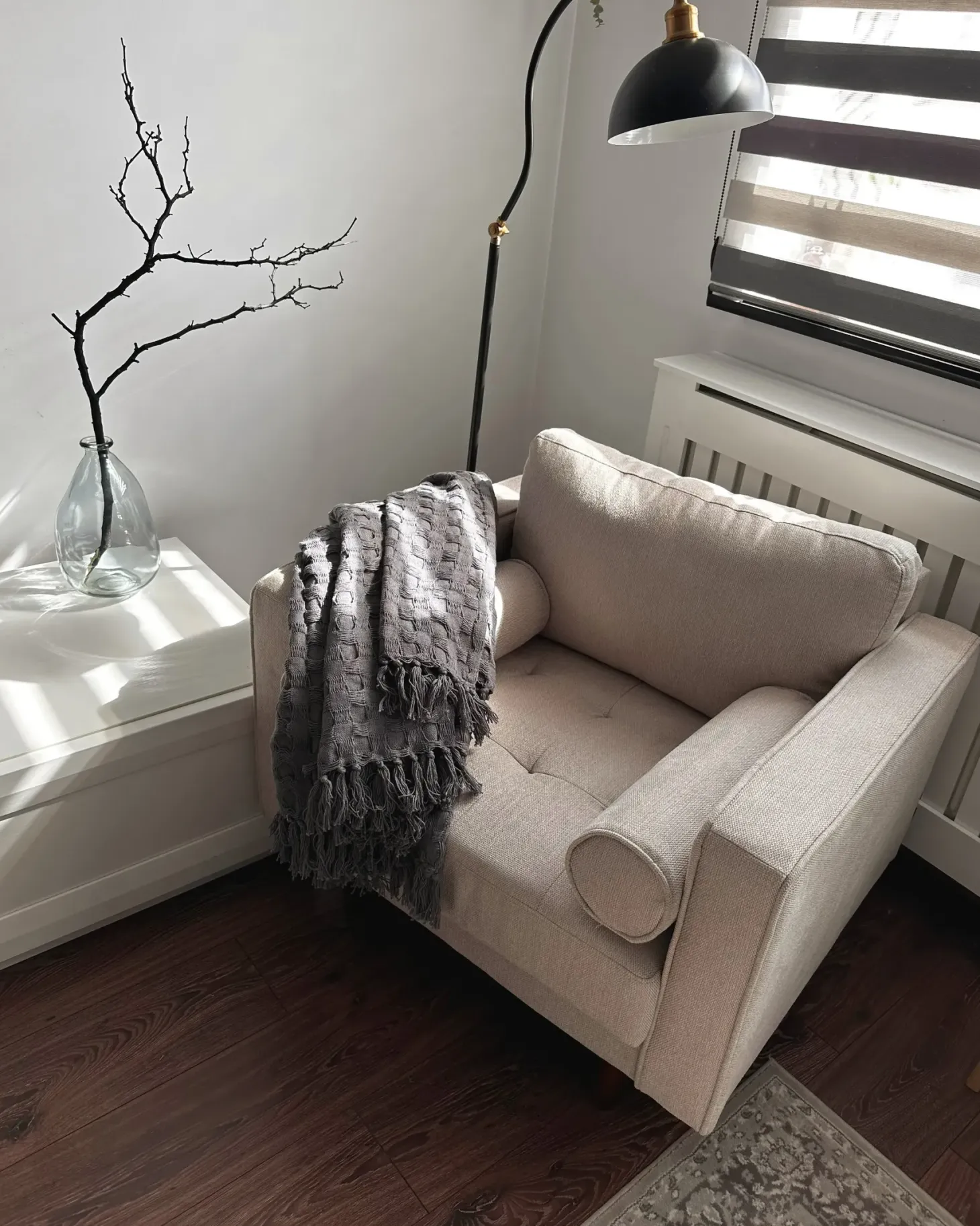 Lænestol NURMO Lys Beige