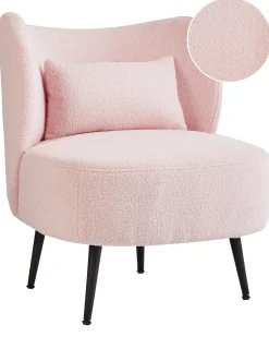Lænestol OTSBY Boucle Pastellrosa