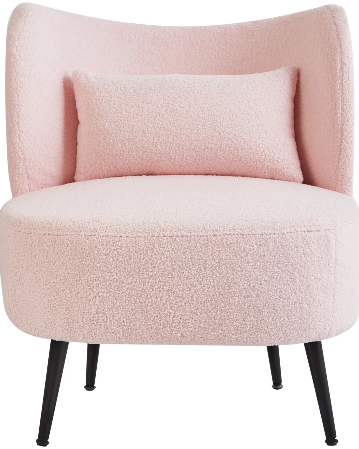 Lænestol OTSBY Boucle Pastellrosa