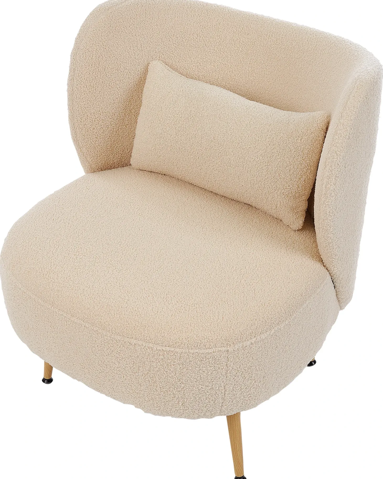 Lænestol OTSBY II med pude Boucle Beige