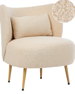 Lænestol OTSBY II med pude Boucle Beige