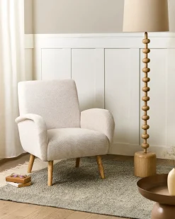 Lænestol PLASSEN Lys Beige