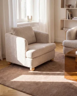 Lænestol RATTVIK Boucle Beige