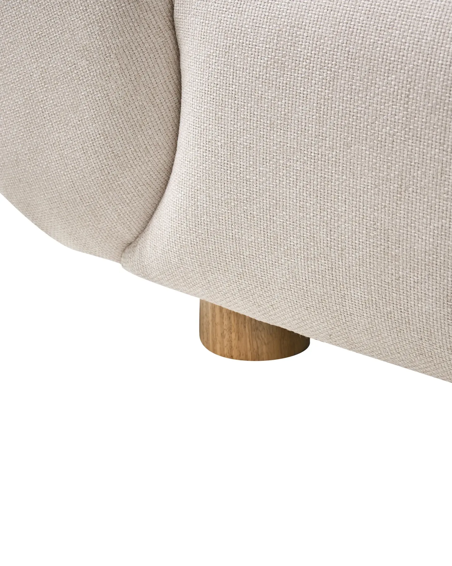 Lænestol RINGEL med puder Lys Beige