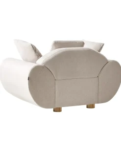 Lænestol RINGEL med puder Lys Beige