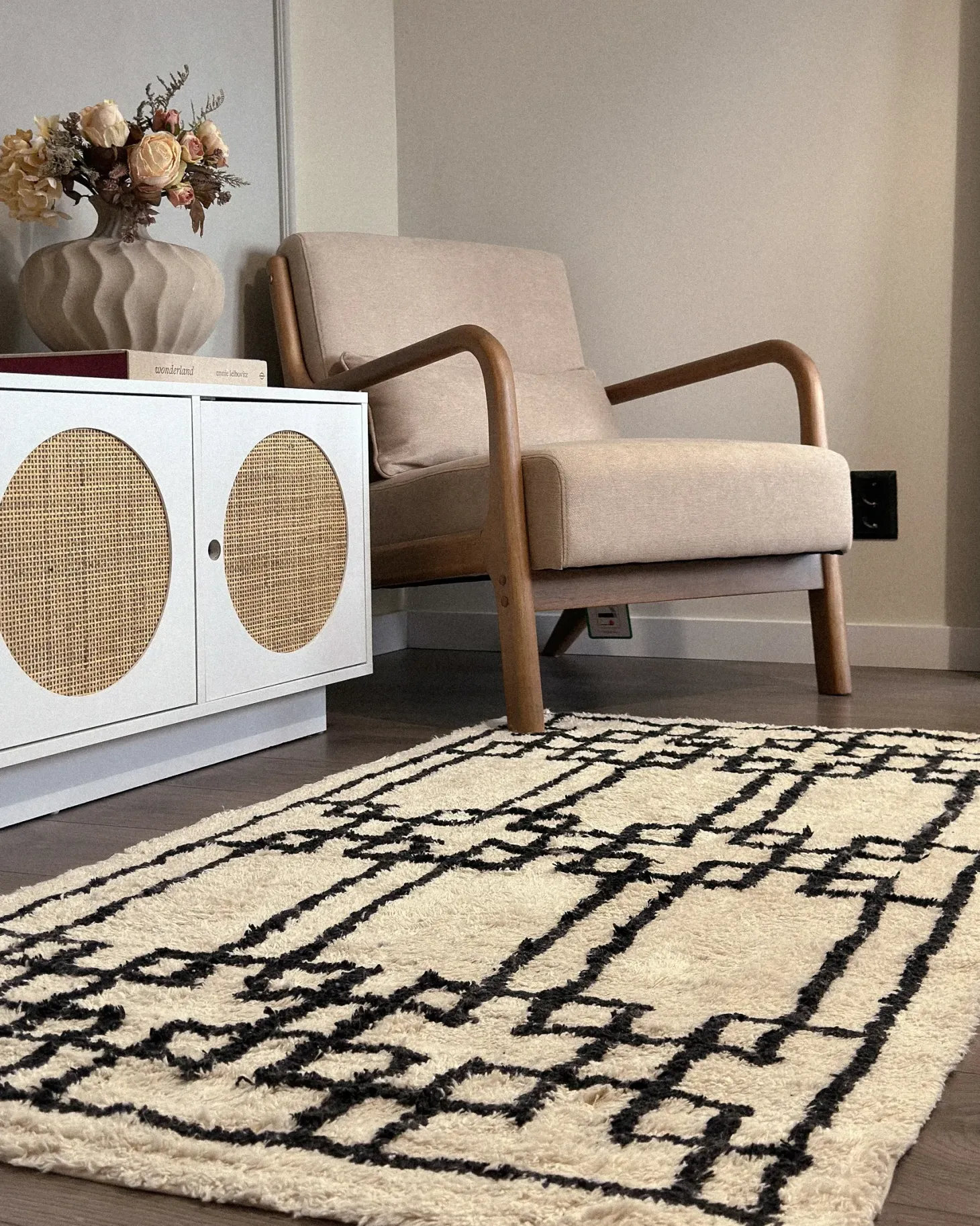 Lænestol SKOVDE Beige