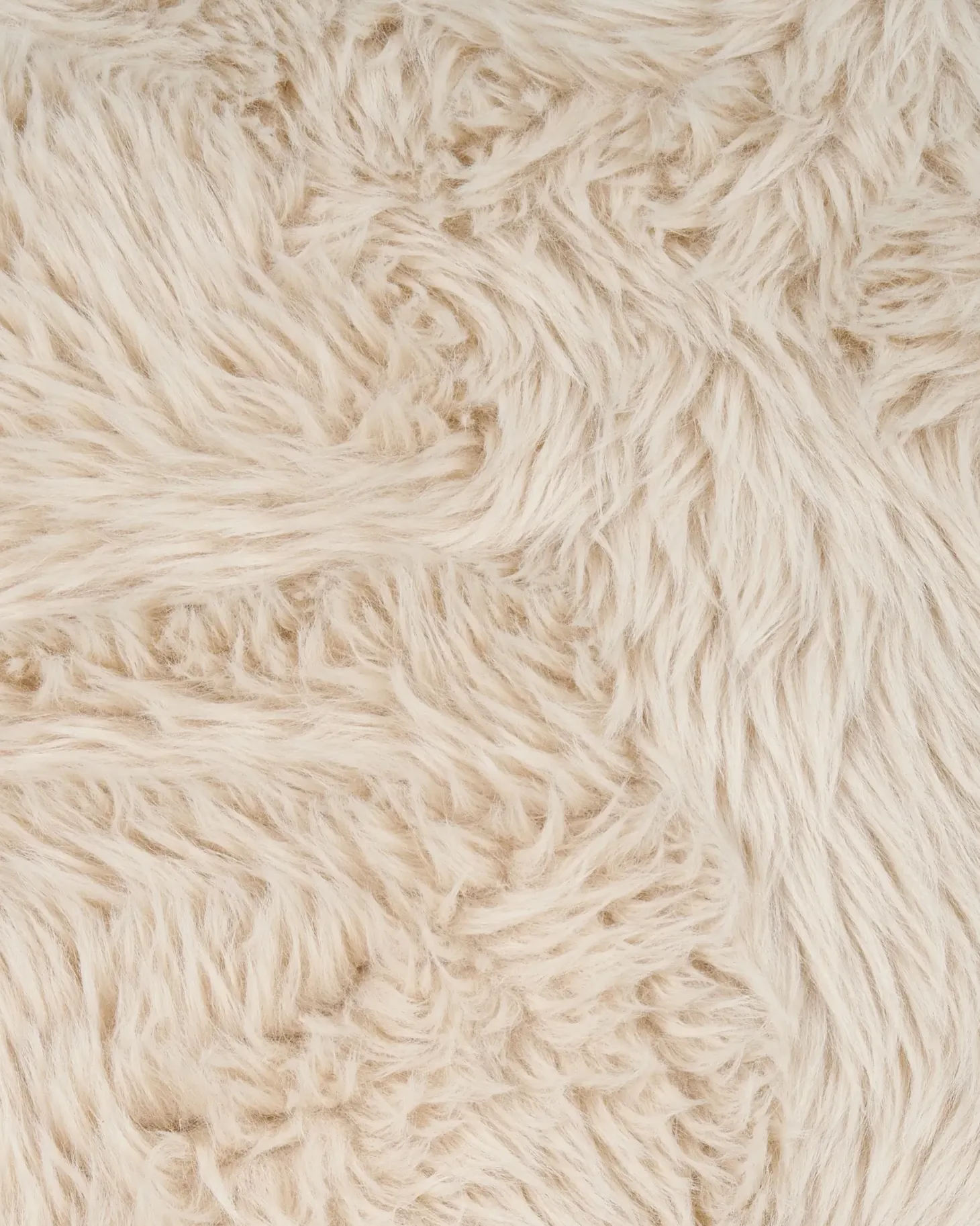 Lænestol SKOVDE Kunstig pels Lys Beige
