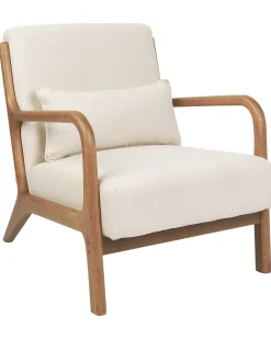 Lænestol SKOVDE Lys Beige