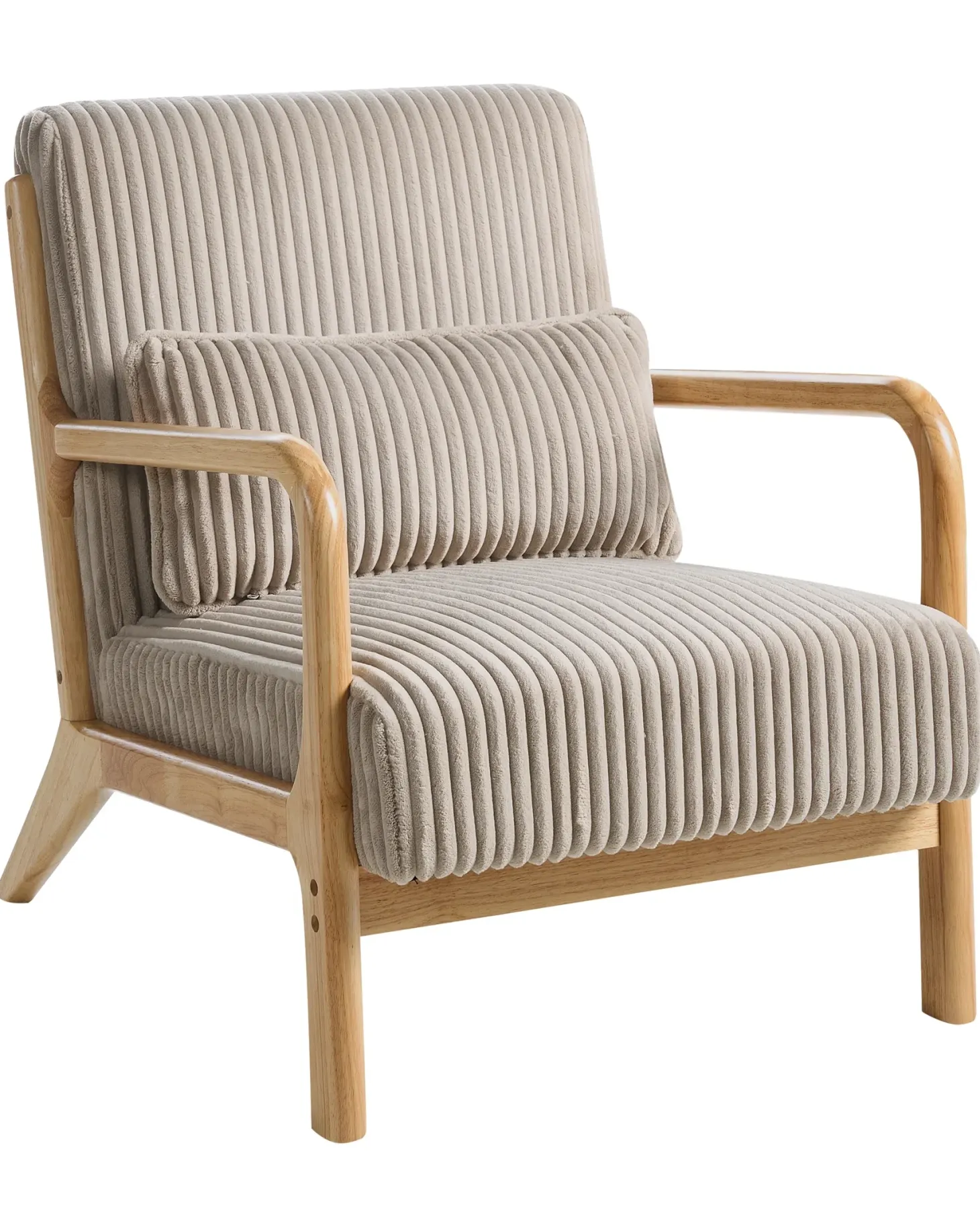 Lænestol SORSELE Fløjl Beige