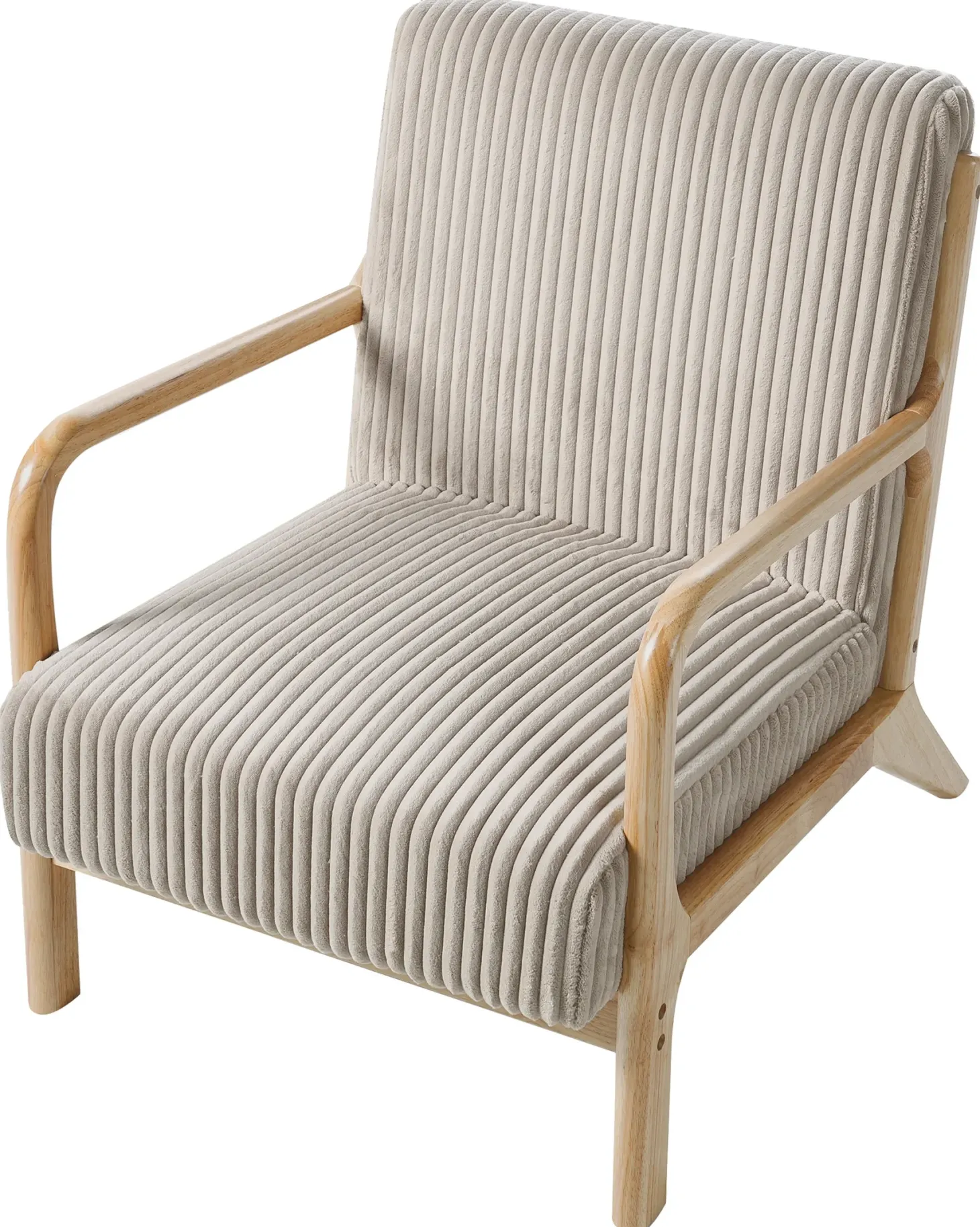 Lænestol SORSELE Fløjl Beige