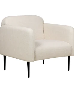 Lænestol STOUBY Hør Lys Beige