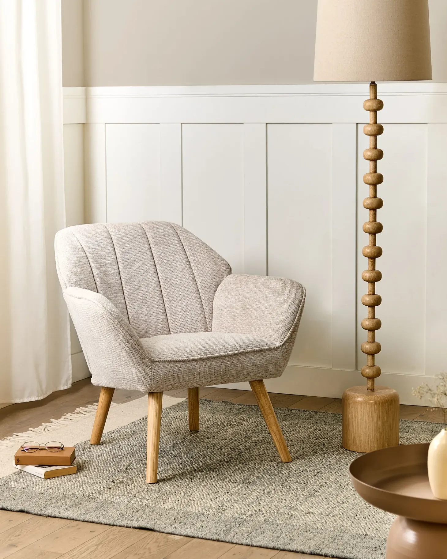 Lænestol TORUD Lys Beige