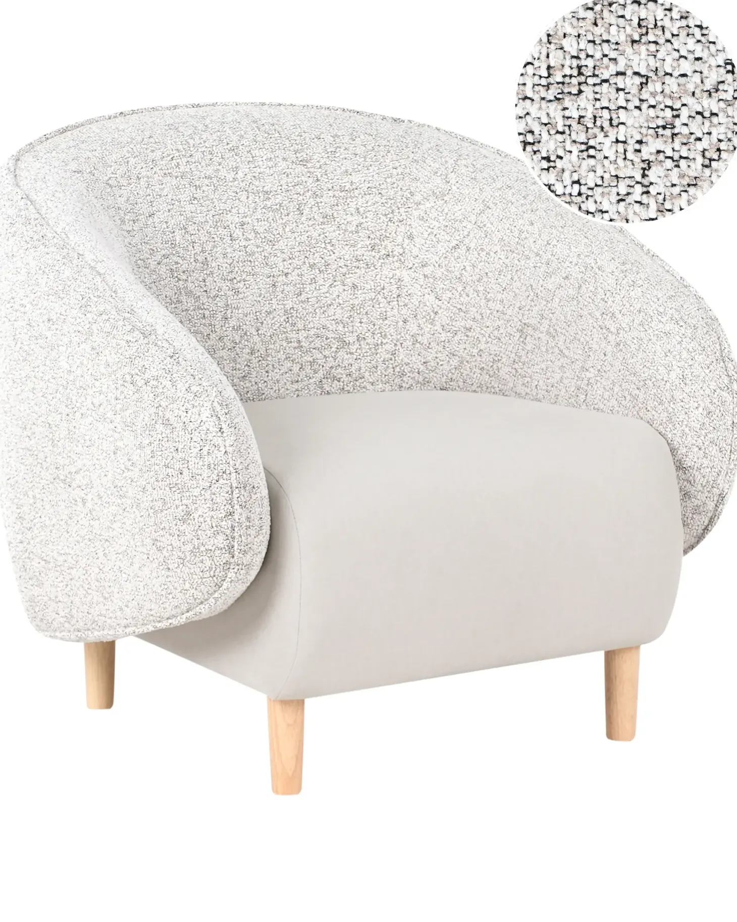 Lænestol UMEA Lys Beige