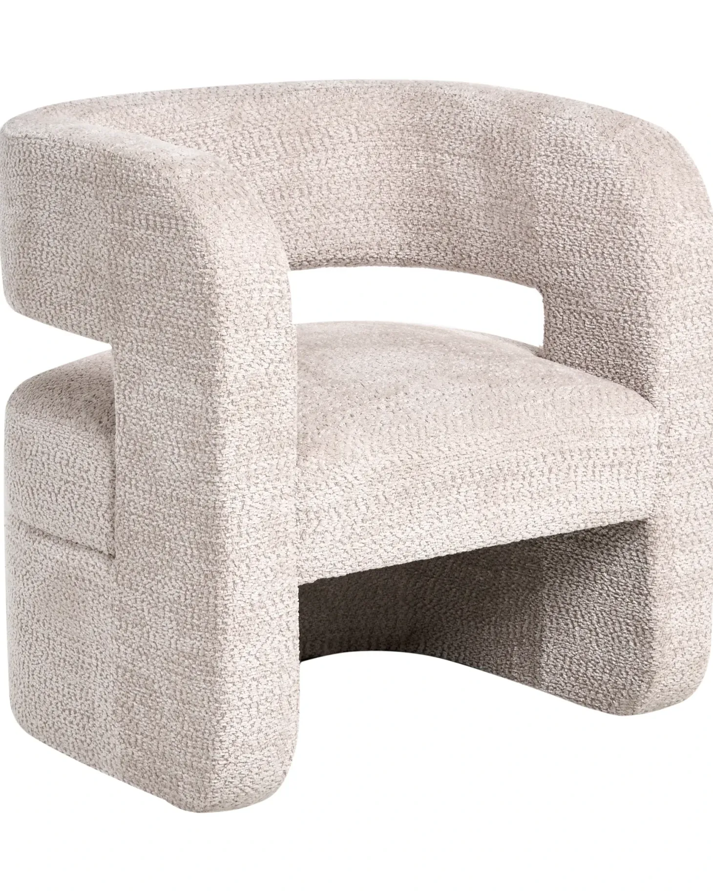 Lænestol VIDSEL Chenille Beige