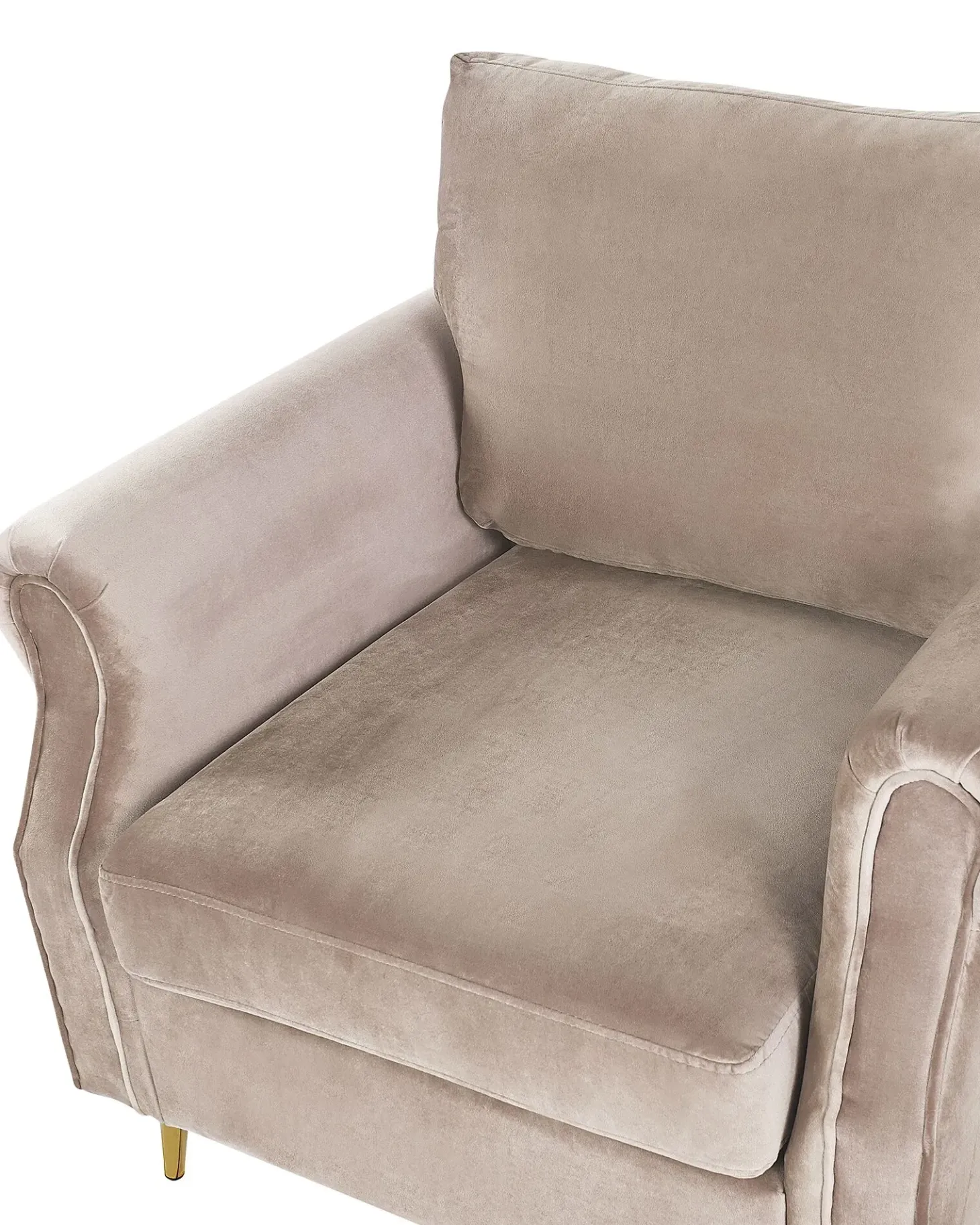Lænestol VIETAS Velour Brungrå