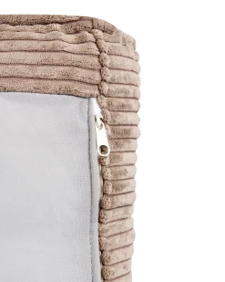 Lænestol VIND Fløjl Beige