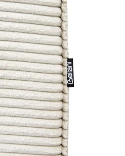 Lænestol VIND Fløjl Lys Beige