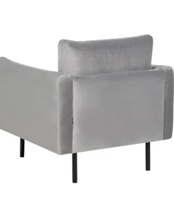 Lænestol VINTERBRO Velour Grå