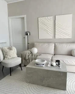 Lænestol VOSS Boucle Hvid