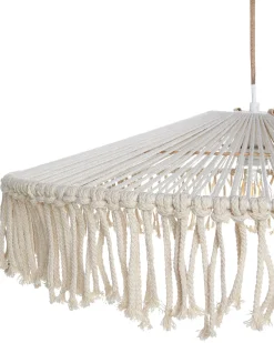 Loftlampe AKOBO papirreb Beige