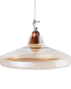 Loftlampe ALIKOS Glas Guld