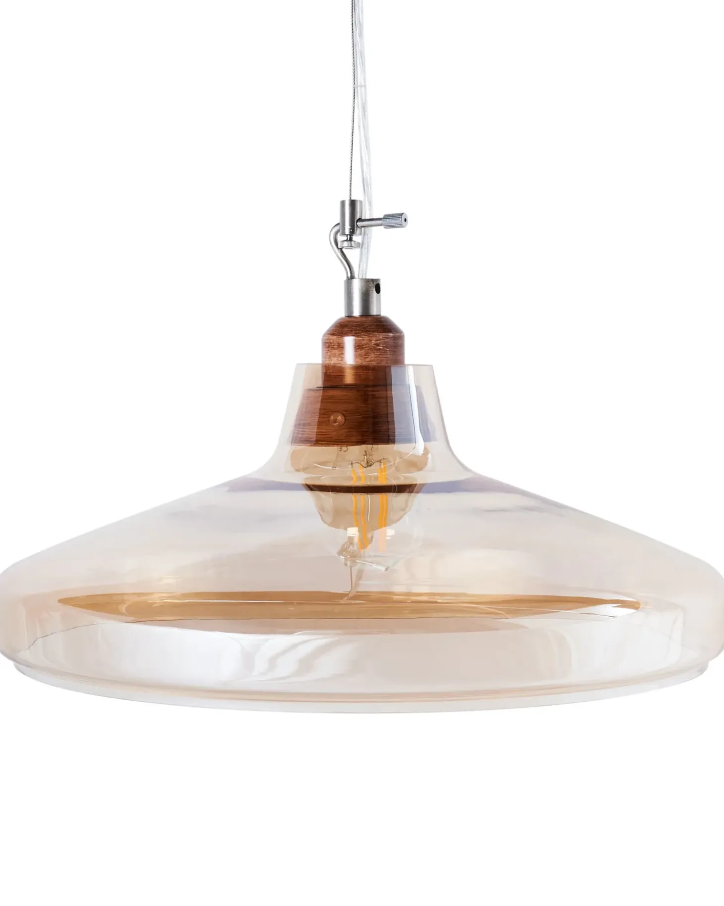 Loftlampe ALIKOS Glas Guld
