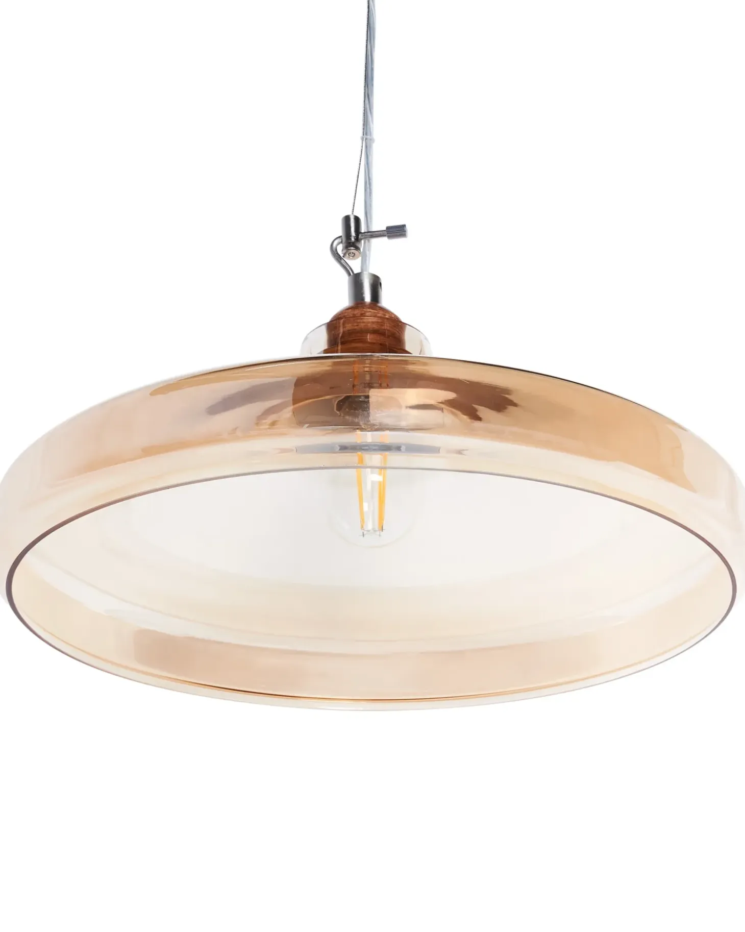 Loftlampe ALIKOS Glas Guld