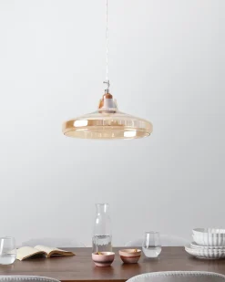 Loftlampe ALIKOS Glas Guld