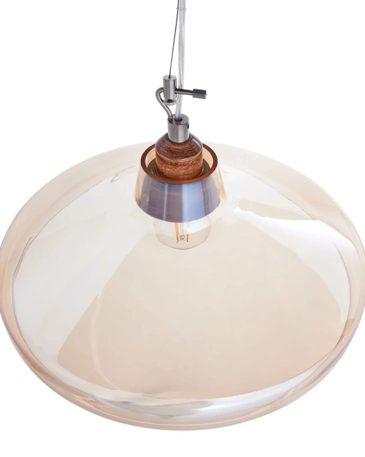 Loftlampe ALIKOS Glas Guld