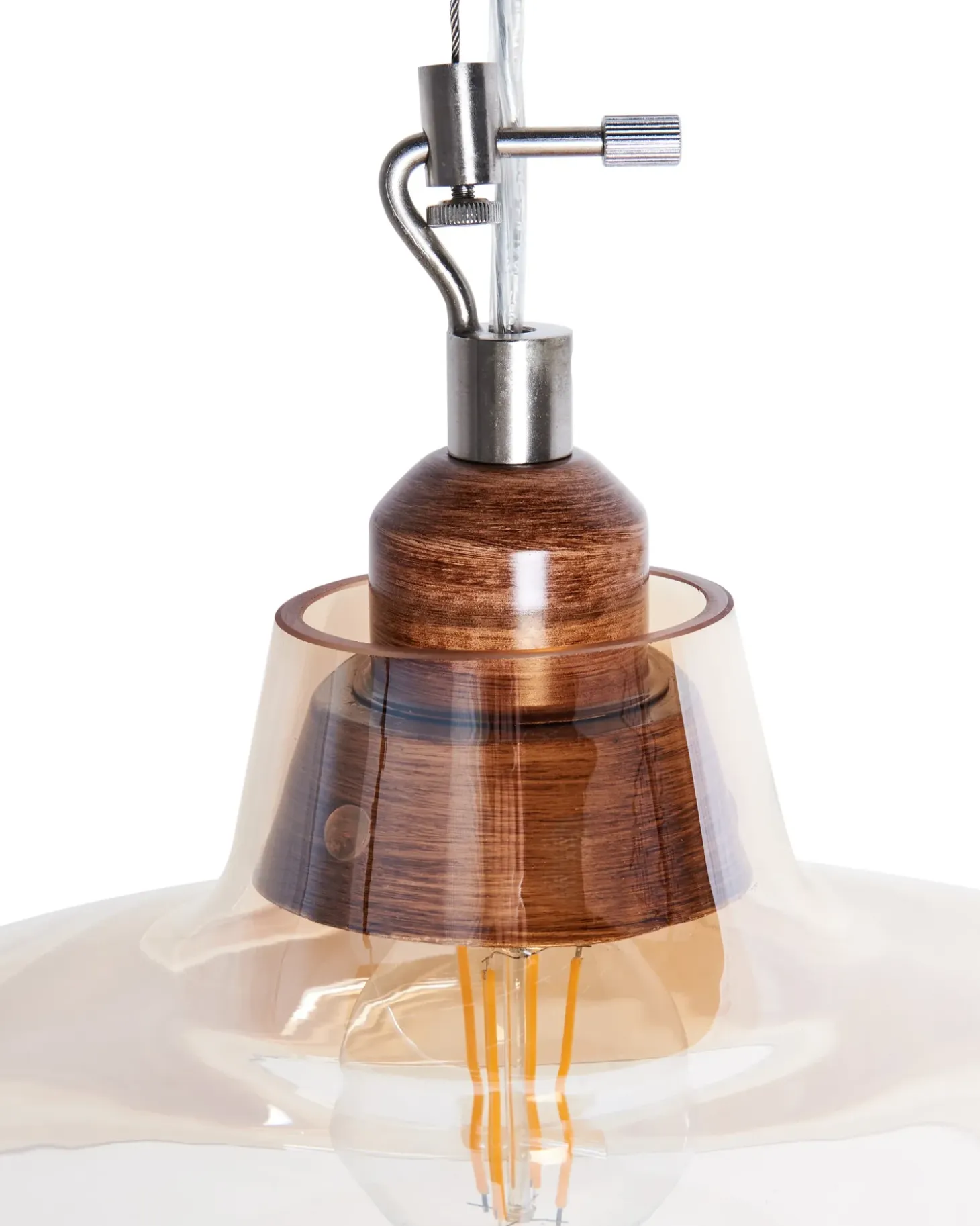 Loftlampe ALIKOS Glas Guld