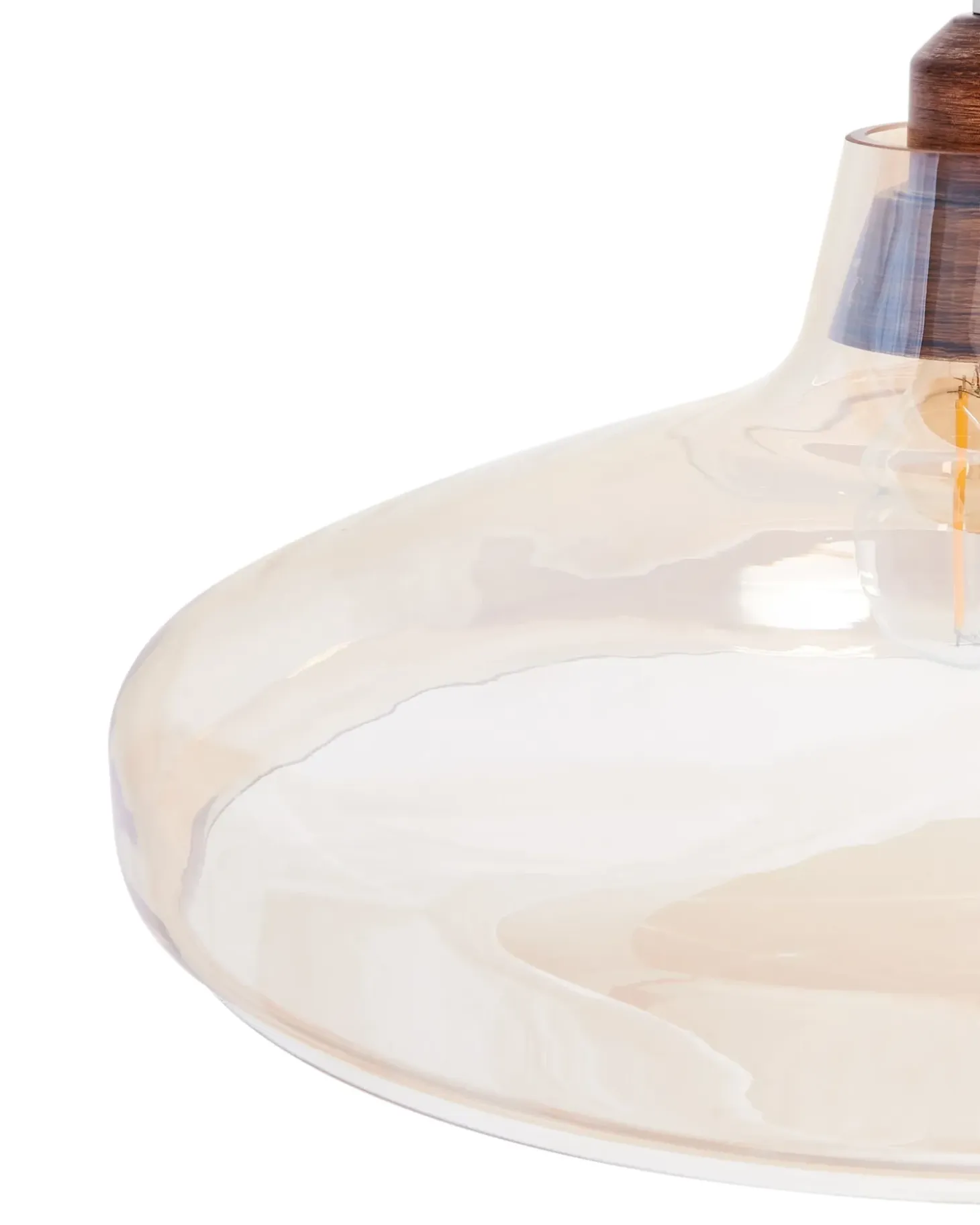 Loftlampe ALIKOS Glas Guld