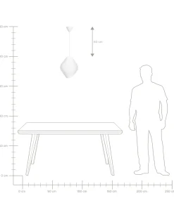 Loftlampe ALME Hvid