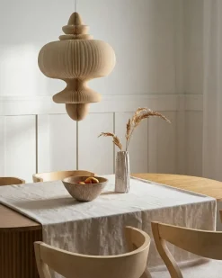 Loftlampe AMALSAN Papir Beige