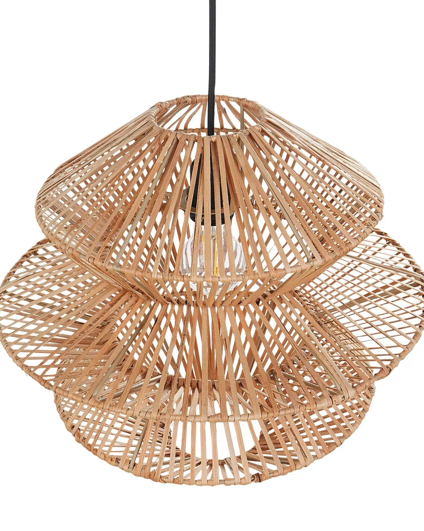 Loftlampe ANDUKI Rattan Naturlig
